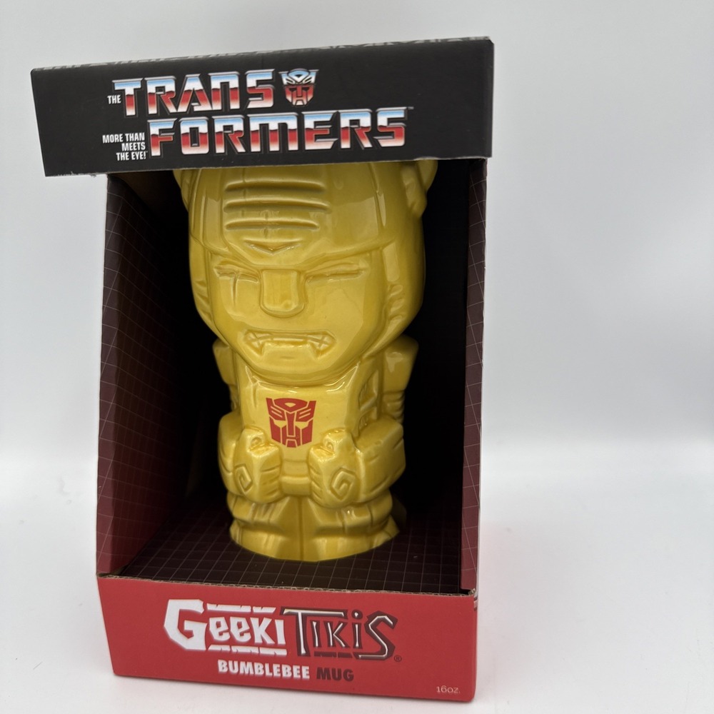 Geeki Tikis Transformers Bumblebee Mug – 18oz Ceramic Tiki Cup NEW Ships Fast!